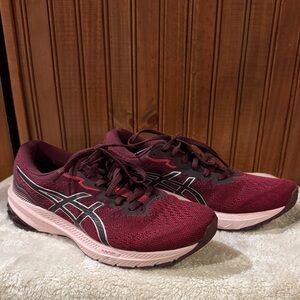 Asics GT-1000 Women's Maroon Athletic Shoes
